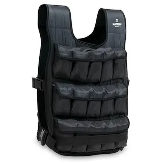 Matchu Sports Gewichtsweste Schwarz 20 kg