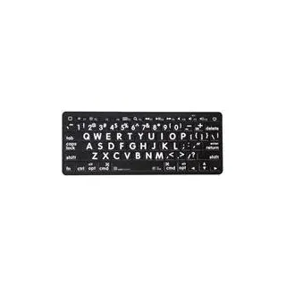 LogicKeyboard XL-Print White on Black DE (Mac/BT)