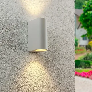 Außenleuchte Wandleuchte Frame UP&DOWN rund für GU10 IP54 - Farbe: Weiß