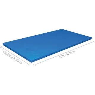 Bestway Flowclear Poolabdeckung 304x205x66 cm - Blau
