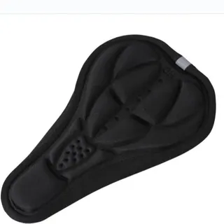 Mountainbike-Sitzkissen - Ergonomischer Ersatzsitz - Wasserfestes Sitzkissen-Deck - Ideal für lange Radtouren und Ausflüge - Schwarz