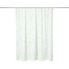 Le Jardin du Lin Digital Gedruckter Duschvorhang, Badewannenvorhang, Duschvorhangringe Enthalten, Größe: 140x200 cm - Entworfen und Hergestellt in der Türkei
