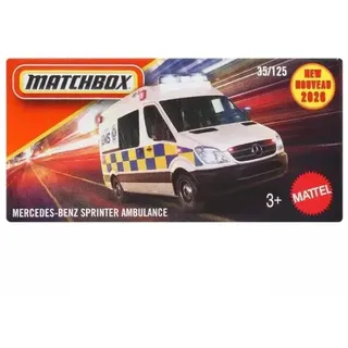Matchbox: Spielzeugauto im Karton – Mercedes-Benz Sprinter Krankenwagen