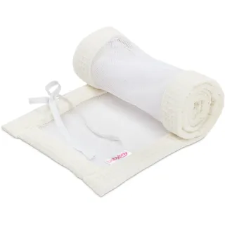 babybay Nestchen Mesh-Waffelpiqué passend für Modell Maxi, Boxspring, Comfort und Comfort Plus, ivory