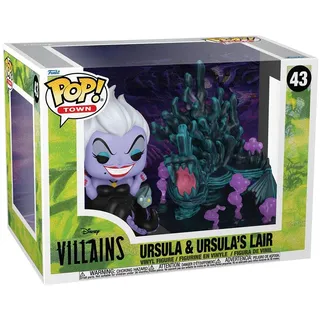 Funko Pop! Towns: Villains - Ursula's Lair - Disney Villains - Vinyl-Sammelfigur - Geschenkidee - Offizielle Handelswaren - Spielzeug Für Kinder und Erwachsene - Movies Fans