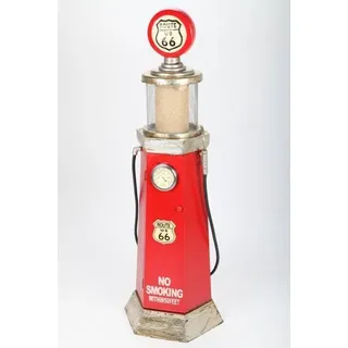 point-home Design-Schrank "Zapfsäule" mit Licht, Retro, rot, 118cm