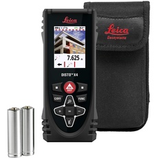 Leica DISTO X4 – robuster Laser Entfernungsmesser (Schutzklasse IP65) mit Bluetooth (App-Nutzung) und Zielsucherkamera für Distanzmessungen unter härtesten Bedingungen (Innen- und Außenbereich)