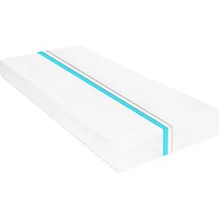 The Living Store Matratze 120 x 200 cm 7 Zonen PolyurethanSchaum 16 cm H2 H3
