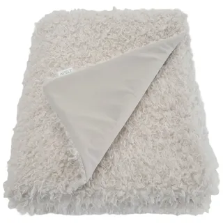 APELT Plaid APELT "Missouri 130x170", beige (natur), B:130cm L:170cm, Polyester, Wohndecken, kuschelig weich