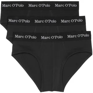 Marc O'Polo Slip Essentials schwarz/weiß S 3er Pack