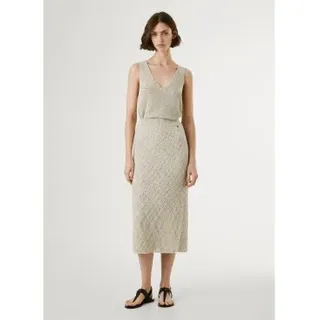 Pepe Jeans für Damen. PL901229 Claire beige Rock (M), Lässig, Polyester