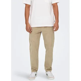 Only & Sons ONSLINUS TAP CORDUROY 0185 PANT NOOS«, grau