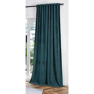 Gardinenbox Jacquard-Vorhang mit Lurex-Effektgarn HxB 245x135 cm Grün Gold »Havanna« Multiband-Aufhängung: Luxus für Ihr Zuhause, 2023340