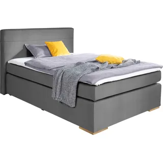 Alina »Nikki« inklusive Matratze und Topper, Füße Buche natur,