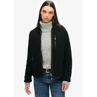 Superdry Outdoor Fleece Full Zip Fleece schwarz (10 UK = S),