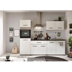 Bild Küchenzeile »Leon«, Breite 250 cm, seitenverkehrt stellbar, weiß