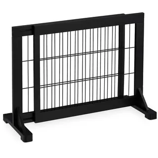 Relaxdays Treppenschutzgitter 56x70-108 cm Schwarz