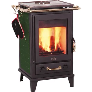 Fireplace Florenz Kaminofen Keramik Schwarz 7 kW