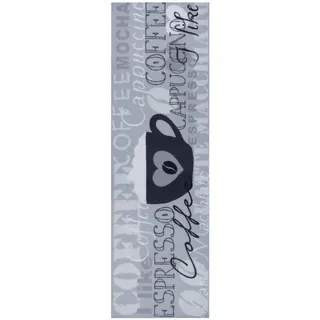 HANSE HOME I Like Espresso Küchenläufer 50 x 150 cm Grau/Schwarz/Weiß