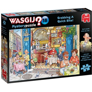 JUMBO Spiele Jumbo Wasgij Mystery 18 Greifen Sie zu - Puzzle 1000 Teile