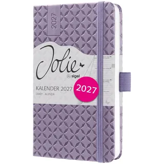 Sigel Wochenkalender Jolie 2027 A6 lavendel