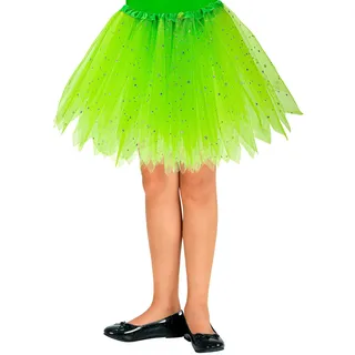 W WIDMANN MILANO Party Fashion - Tutu Glitzer, Länge circa 30 cm, Petticoat, Unterrock, Tänzerin, Karneval