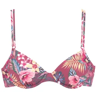 s.Oliver Bügel-Bikini-Top »Marika« mit kleinen Zierringen, rot