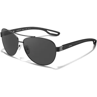 CARFIA Retro Polarisierte Damen Herren Sonnenbrille UV400 Schutz Outdoor Fahren Sport Brille