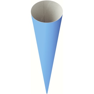 Baier & Schneider Heyda 204870068 Schultüten-Rohlinge (Höhe 70 cm, Durchmesser 19 cm, Karton, 380g/m2) blau