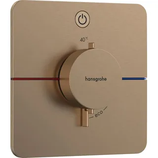Hansgrohe ShowerSelect Comfort Q Thermostat, Unterputz, 1 Verbraucher, Soft Edge Rosette, mit Taste, 15581140 Dusch-Mischbatterie
