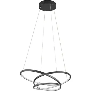 Trio Darvin 34W dimmbar 60 cm rund schwarz