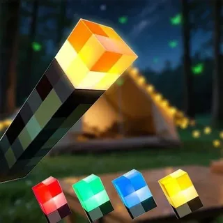 USB-Ladbarer 28cm LED-Nachttischleuchte vierfarbig - Bunt