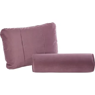 Leonique Dekokissen »Océane«, passend zum Bett Oceáne in Samtvelours und Feinstruktur, 2-er Set Leonique rosa, Samt B/L: 50 cm x 70 cm