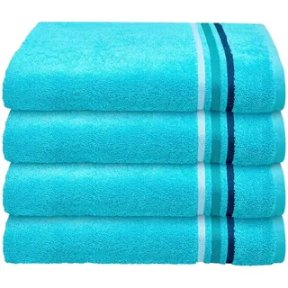 SCHIESSER Skyline Color Handtuch 50 x 100 cm türkis