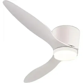 Deckenventilator, Fernbedienung, LED-Licht, Mehrgeschwindigkeits-Einstellungen, WEISS, 42 Zoll - Weiß