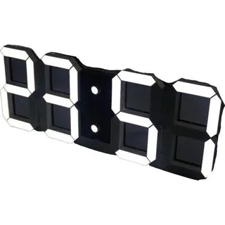 3D Digitale Wanduhr mit LED-Dimmer - inklusive Kalender und Thermometer