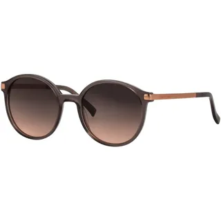 Marc O'Polo Sonnenbrille »506215«, Form Rund, Logoschriftzug auf Bügel und Glas, Polyamid UV 400, braun