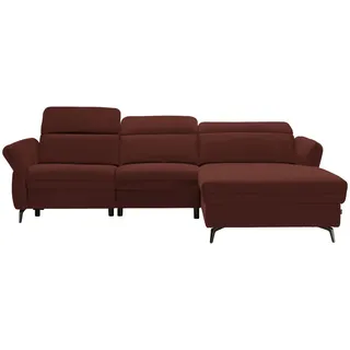 Valnatura Ecksofa , Braun , Leder , Echtleder , Büffelleder , Ottomane rechts, L-Form , 285x199 cm , Bettkasten erhältlich, Lederauswahl, Stoffauswahl, seitenverkehrt erhältlich, Hocker erhältlich, Rücken echt, Armteil links, Armteil rechts , Wohnzimmer, Sofas & Couches, Wohnlandschaften, Ecksofas