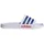 Shower Adilette Cloud White/Royal Blue/Pure Ruby 48,5