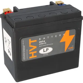 Landport Batterie Nano-Gel 12V 22Ah für Motorrad Startbatterie MH HVT-4