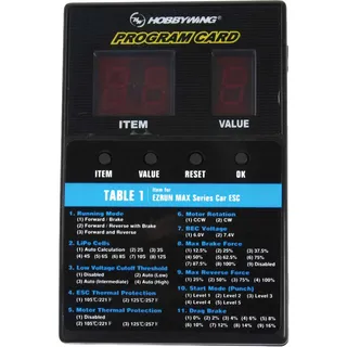 HobbyWing Programmierbox für Xerun, Ezrun, Seaking und Platinum (30501003)