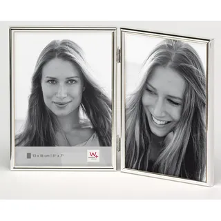 walther design Walther WD218S Chloe Portraitrahmen 2 x 13x18 cm silber