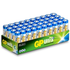 AA-Batterien – Packung mit 40 Stück | GP Ultra Plus | AA-Alkaline-Batterien 1,5 V / LR06 – Lange Lebensdauer
