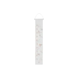 jollein Messlatte für Kinder - Lovely Birds - 100% Baumwolle - Zur Länge Von 140cm - Vögeln Und Zweigen Print