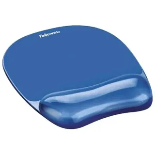 Fellowes Crystal Gel Maus Handgelenkauflage blau