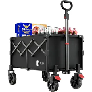 Sekey Bollerwagen Faltbar Klein schwarz