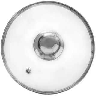 orion group Glasdeckel mit Edelstahlring für Topf und Pfanne | Ø (14 cm) 14, 16, 18, 20, 22, 24, 26, 28, 30, 32 cm | 200°C hitzebeständiges Glas | Pfannendeckel Topfdeckel Universaldeckel