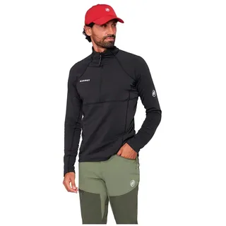 Mammut Taiss Ml Halbreißverschluss-sweatshirt - Black - L