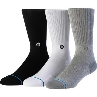 Stance Icon 3 Pack - Multifunktionssocken Gr L grau