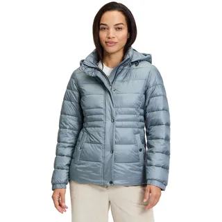 Cartoon Steppjacke mit abnehmbarer Kapuze